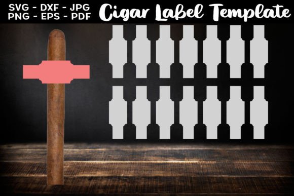 Download Cigar Label Template, Cigar Wrapper SVG - Wrapper Collection