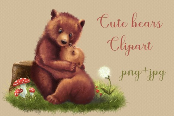 Download Cute Bears Clipart, Forest Baby Bears - Bear Collection