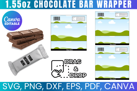 Download Chocolate Bar Wrapper Template - Wrapper Collection