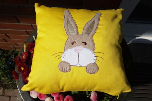 Download Doodle Bunny Charly Embroidery Applique - Bunny Collection