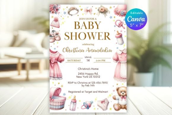 Download Teddy Bear Baby Shower Invitation - Bear Collection
