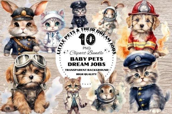 Download Little Pets &amp; Their Future Dream Jobs - Pet Collection