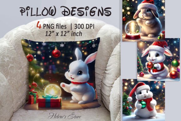 Download Christmas Cute Pets Pillow Case Designs - Pet Collection