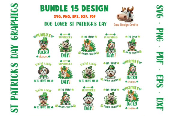 Download Dog Bundle Svg, St Patrick's Day Pet Svg - Premium Resources