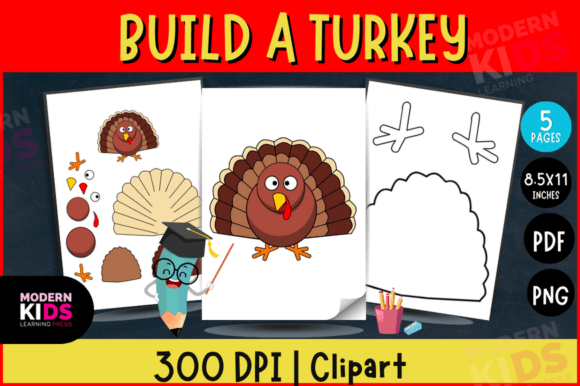 Download Build a Turkey Clipart for Kids - Kids Collection