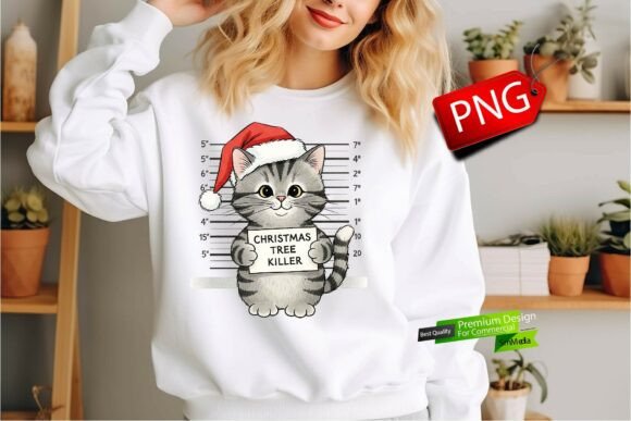 Download Pets Christmas Tree Funny Cat PNG - Pet Collection