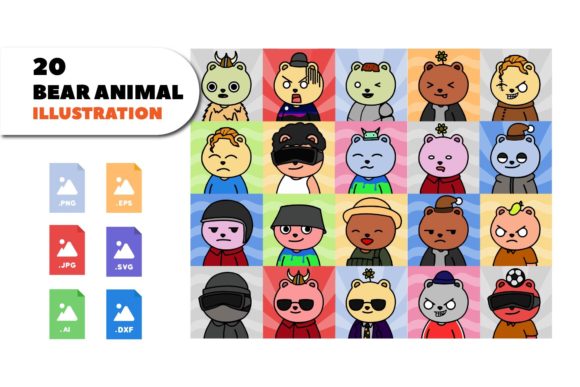 Download Bear Animal Graphic Design - Bear Collection