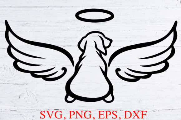 Download Angel Wings SVG Pet Dog Loss Cut File - Premium Resources