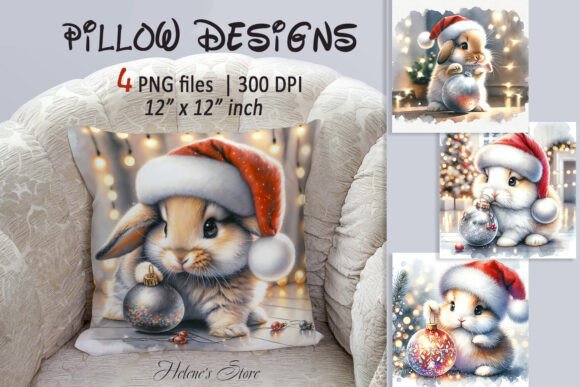 Download Christmas Cute Pets Pillow Case Designs - Pet Collection