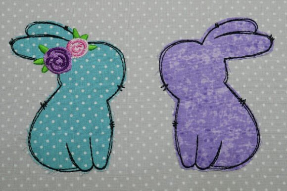 Download Doodle Bunny Appliqué Set - Bunny Collection