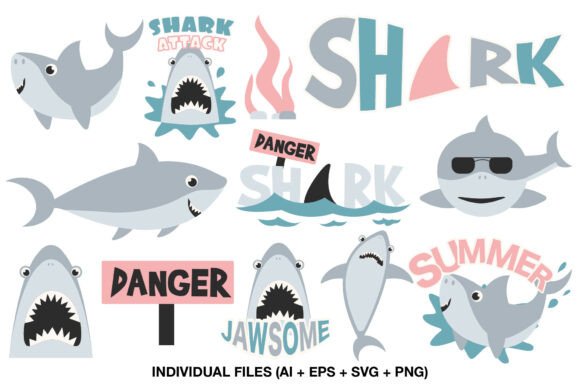 Download Shark Party Clipart for Kids Birthday - Kids Collection