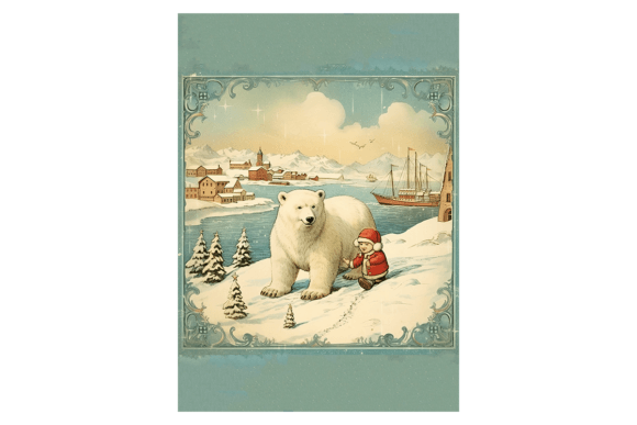 Download Polar Bear Christmas Card - Bear Collection