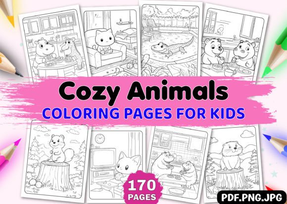 Download 170 Cozy Animals Coloring Pages or Kids - Kids Collection