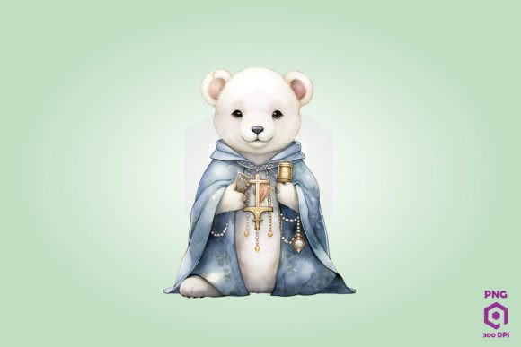 Download Priest Polar Bear Clipart PNG - Bear Collection