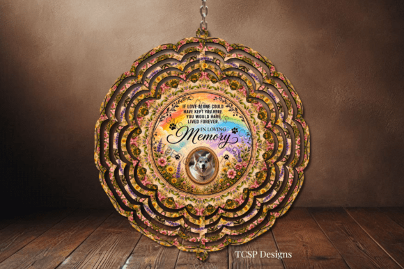 Download Pet Memorial Add a Photo Wind Spinner - Premium Resources
